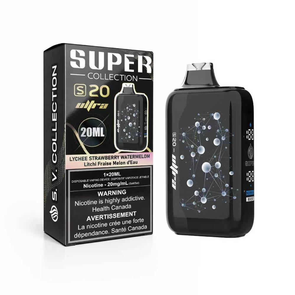 SuperCollectionDisposableVape_lychee strawberry watermelon